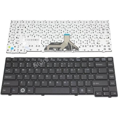 New US Laptop keyboard for FUJITSU LifeBook UH572 UH55 UH574 UH554 QWERTY US keyboard black