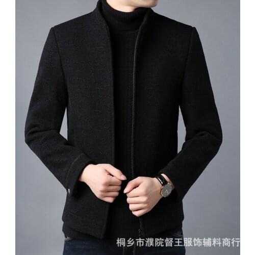 HO 2020 new man qiu dong woolen cloth coat collar jacket fashion business and leisure travelers