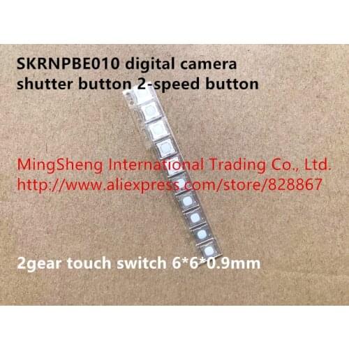 Original new 100% 2gear touch switch SKRNPBE010 digital camera shutter button 2-speed button 6*6*0.9mm