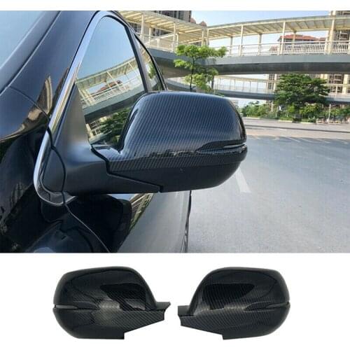 Fit For Honda CR-V 2012-2016 2pcs Carbon Fiber Car Rearview Mirror Cover Trim Decor