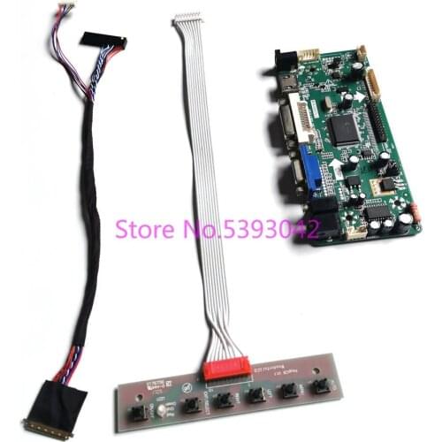 Fit LP156WH2 (TL)(A1)/(TL)(B1)/(TL)(BA)/(TL)(BB) LVDS WLED VGA DVI 40-Pin 1366*768 LCD panel M.NT68676 controller board kit