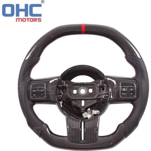100% Real Carbon Fiber Steering Wheel for Jeep Wrangler