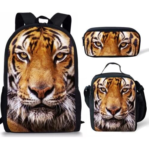 Tiger Children School Bags Girls Boys kids Backpack Primary School Backpacks Orthopedic backpack schoolbag Mochila Infantil