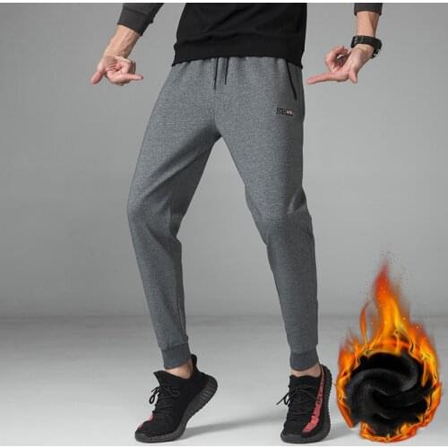 KKSKY Oversize Joggers Pants Men Winter Warm Streetwear Sweatpants Male Black Sport Running Trousers Harem Pantalones Hombre New
