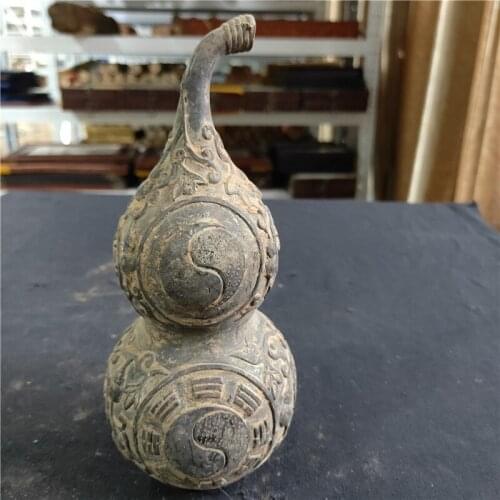 China old bronze collection comes from rural bronze statues Bronze Gourd