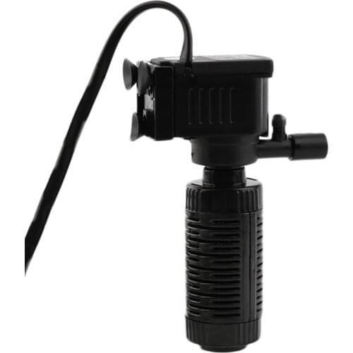 3 in 1 Mini Internal Filter Multi-function Aquarium Filter Fish Tank Submersible Filter Pump Waterfall Spray Bar Circulation