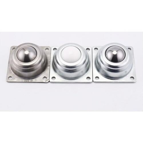 4pcs Metal Steel Swivel Ball Caster Wheel Car Robot Universal Eye Round Wheel For Machinery Trolleys Furniture Hardware