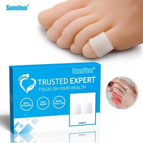8Pcs Silicone Gel Little Toe Tube Blisters Corrector Pinkie Protector Gel Bunion Toe Finger Protection Health Care Foot Tools