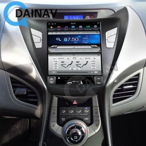 Vertical screen Car Dvd Multimedia Player For Hyundai Elantra 2012 2013 2014 2015 2016 Radio GPS Navigation DVD Player