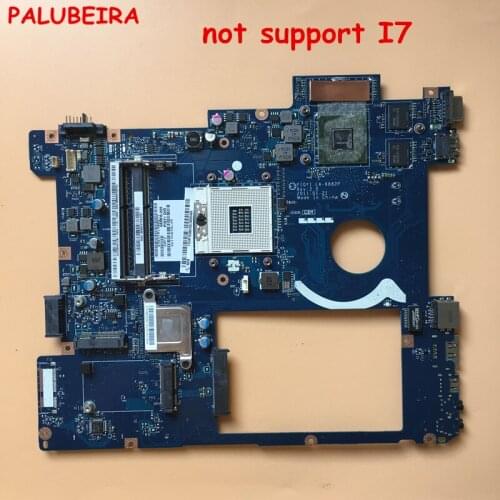 PALUBEIRA Free Shipping Tested PIQY1 LA-6882P Y570 Laptop Motherboard For Lenovo Y570 Mainboard not support I7 CPU