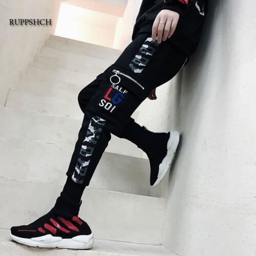 Hip Hop Printed Pants Men Trousers Fashion Street Sports Pants Casual Pants Men Jogging High Street Loose Cargo Pants Men