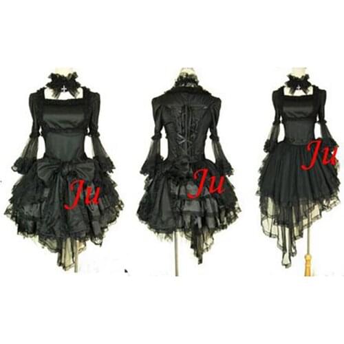 Sissy Maid Gothic Lolita Punk Fashion Dress Cosplay Costume Tailor-made[CK730]