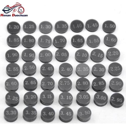 Motorcycle Engine Parts Adjustable Valve Gasket Shim 7.48mm Valve Shim Kit Cams For Honda Suzuki Yamaha Kawasaki 1.20-3.50mm #b