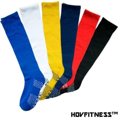 Kids Professional Soccer Socks Top Quality Football Thick Antiskid Soccer Knee High Boy Training Football Long Stocking Children
