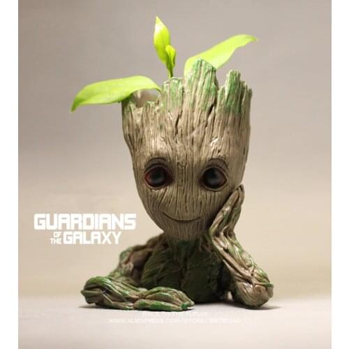 Disney Marvel Avengers 3 Groot Tree Man 13cm Action Figure Posture Anime Decoration Collection Figurine Toy model for children