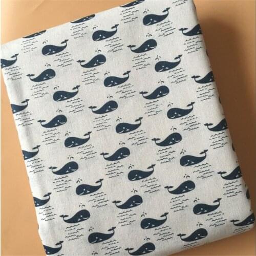 Cotton Linen Woven Fabric Telas Sewing Patchwork Fabric Linen Cotton Canvas Material For DIY Quilting Home Textile Pillow Cloth