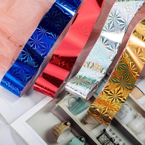 Nail Art Foils Laser Shinning Mixed Beauty Transfer Tips Sticker Craft DIY Decorations