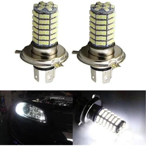 Kit 2 12V Lampada Led Automotiva H4 120 Leds 6000k Farol Carro