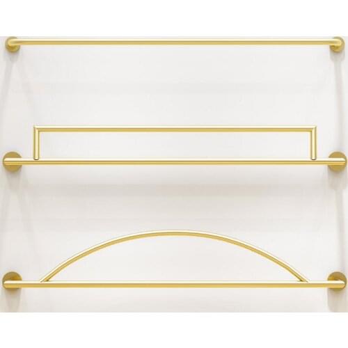 Creative wall hangings for men and women in clothing store display racks are hung with nano gold