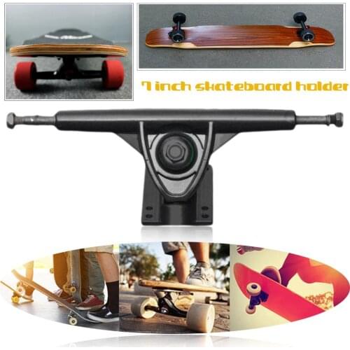 New 2pcs Generic 7 inch Adult Skateboard Bracket Skateboard Truck Accessory for Mini Cruiser Skateboard Longboard