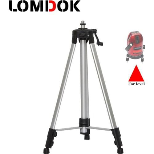LOMDOK 5/8'' Screw 120cm laser level tripod nivel Adjustable Height thicken aluminum laser level tripod professional tool