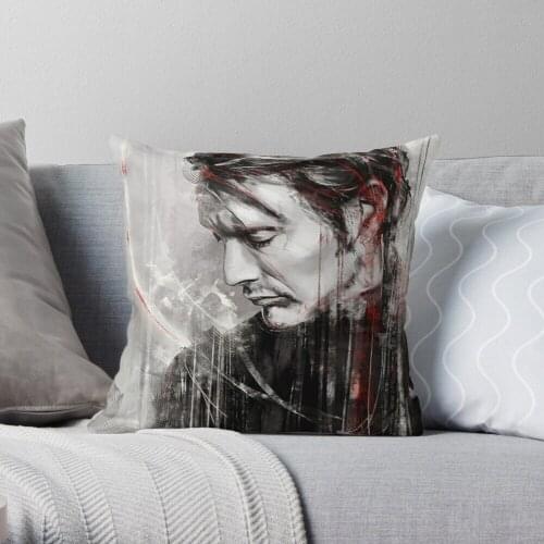 MM speed painting Throw Pillow Cushion Cover Polyester throw pillows case on sofa home living room car seat decor 45x45cm