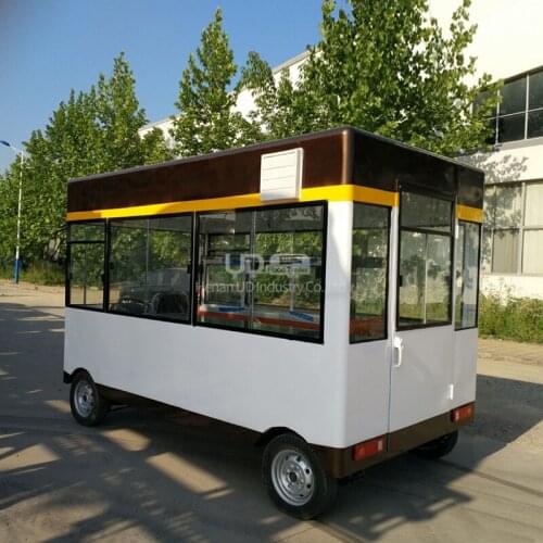 Mobile Restaurant Ice Cream Hot Dog Sweets Halal Waffer Truck Mobile Food Cart