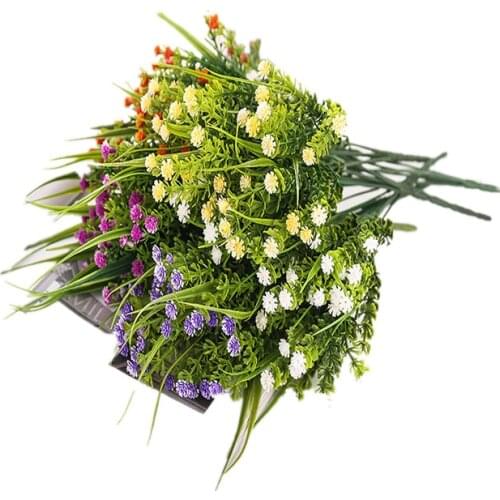 Simulation Palmarosa Waterweed Gypsophila Gardening Project Decoration Plant Living Room Balcony Decoration Artificial Flowers