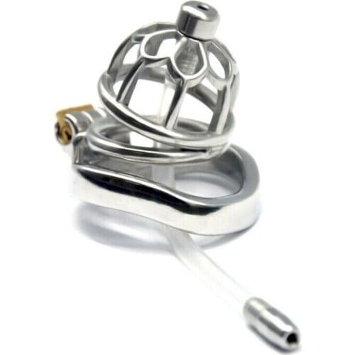 Stainless Steel Male Chastity Cage Metal Mens Locking Belt Restraint Device 206 Cock Cage Chastity Cage
