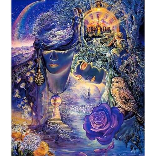 New Arrivals DIY Full Round/Square Diamond Painting Fantasy Art 3D Embroidery Cross Stitch Rhinestone Mosaic Home Decor Yc1006