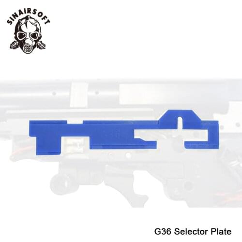 Hot Blue Reinforcement Selector Plate Fit Airsoft AEG Version G36 G36C Gearbox For Paintball shooting Hunting Accessories