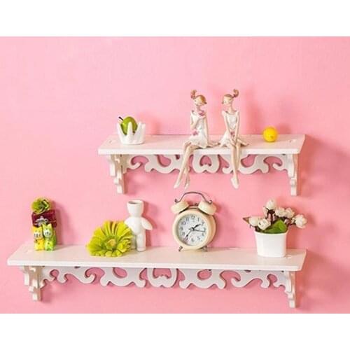 Carved Wall Shelf Holder Storage Rack Hollow Design Storage Rack Wall Shelf Home Room Wall Rack Decor Shelves estanterias pared