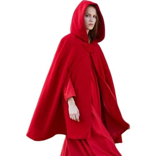 Medieval Elegant Women Outwear Cloak Hooded Coat Thin Vintage Gothic Cape Poncho Casual Maxi Long Cardigan Coats Women8