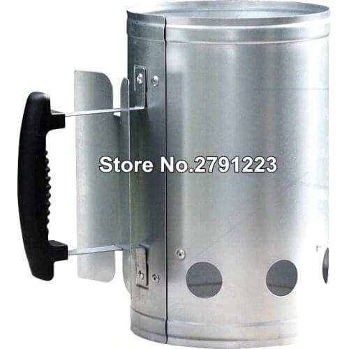 Outdoor Barbecue Chimney Starter Bbq Fire Stove Fire Barrel Charcoal Barrel Ignition Barrel Carbon Grill Steel Igniter Carbon