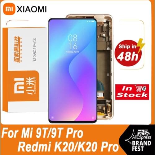 100% Tested 6.39'' OLED Display For Xiaomi Mi 9T Pro LCD Touch Screen Digitizer Assembly For Redmi K20 Pro LCD Replacement