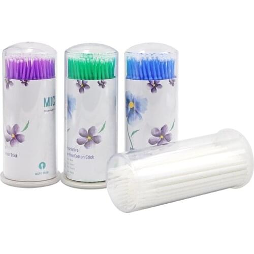 100pcs/Box Dental Micro Brush Disposable Materials Tooth Applicators Sticks Oral Hygiene Teeth Care Medical Cotton Swab