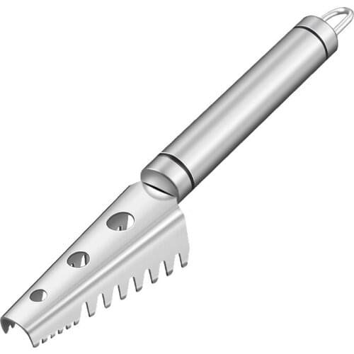 304 stainless steel fish scale planer Cleaning Fish Skin Fish Scraper Brush Descaler Skinner Scaler Fishing Tools Kitchen Tools