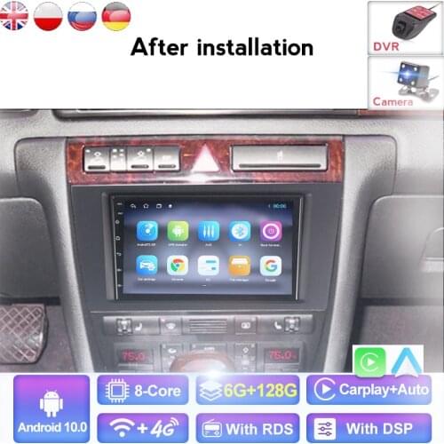 Android 8.1 1G+16GB IPS screen Car multimedia DVD Player GPS Radio For AUDI A6 4B C5 1997-2005 GPS stereo Video 2 Din Car Radio