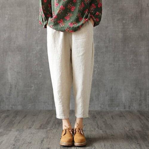 Womens Harem Pants New Casual Ladies Loose Harem Pants High Waist Overalls ladies 4XL Female Pants