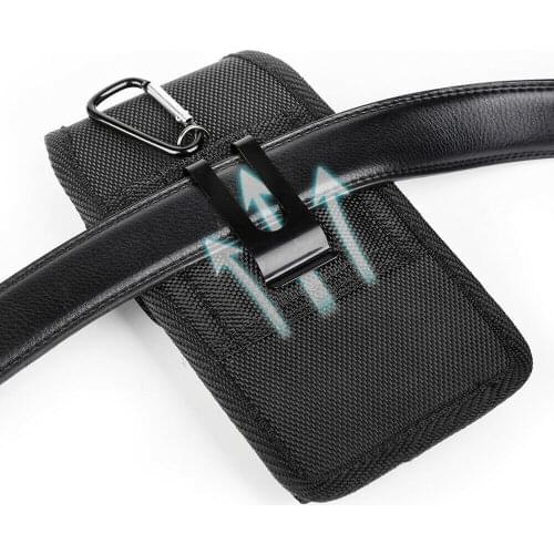 4.7-6.9 inch Mobile Phone Waist Bag for iphone XR xiaomi huawei Hook Loop Holster Pouch Belt Waist Bag Cover for Samsung Case