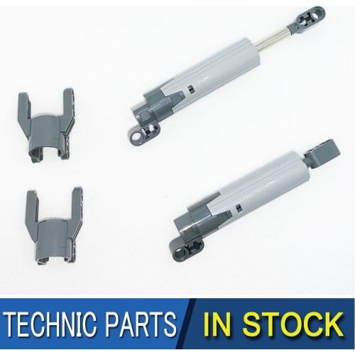 Technic Parts ev3 Linear Actuator Pusher Connectors 61904 61927 MOC Building Blocks Bricks Toy Parts Pin Connctor Axle