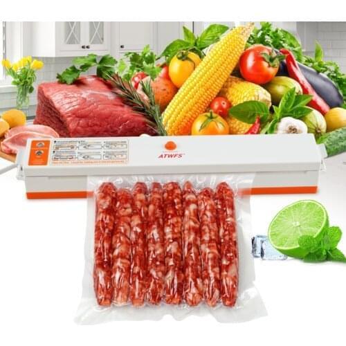 Electric-Vacuum-Sealer-Machine Food-Saver Automatic Bags Household 110V Best with 10pcs