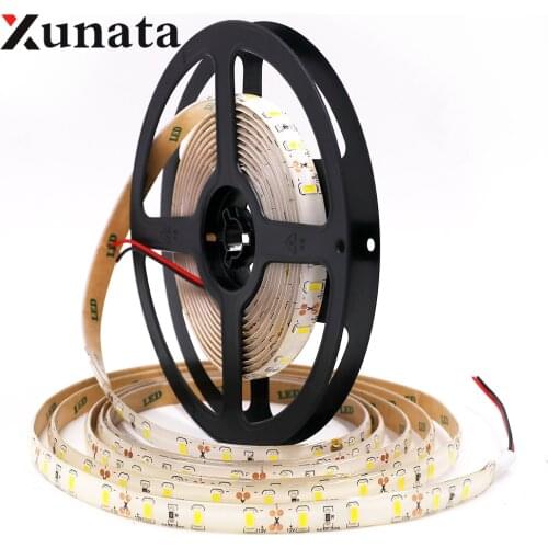 Epistar Chip 5630 LED Strip Light DC12V 60Leds/M IP65 Waterproof White , Warm White , Natural White Flexible LED Lights Strip 5m