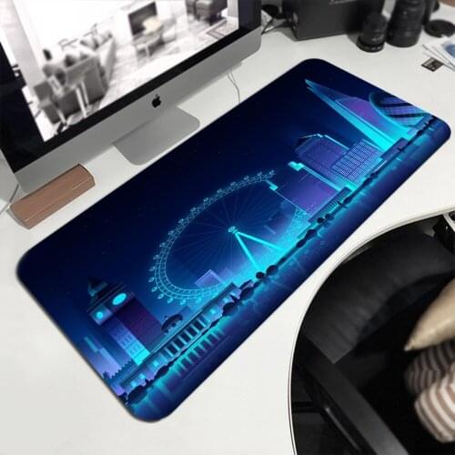 MRGLZY Xxl Mouse Pad City Night View High Quality Mouse Pad Large Mouse Pad Gaming Mouse Pad Best Seller Gaming Accessories