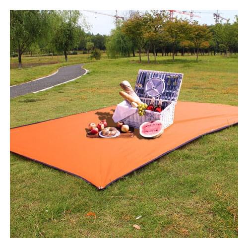 Picnic mat outdoor waterproof polyester silver-coated mat UV-proof mat, thickened moisture-proof mat picnic blanket
