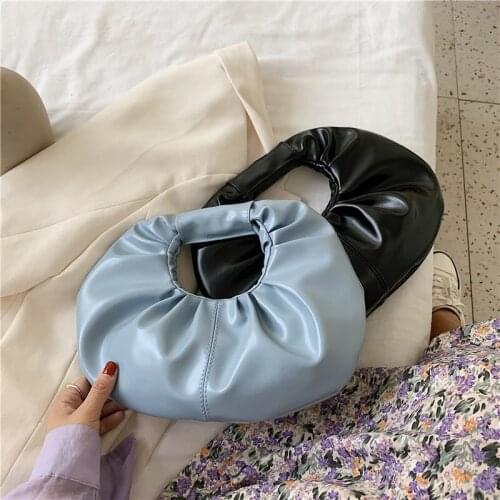 Leather Handbag Women Bags Designer Tredny Purse Women Hand Bag 2020 Female Clutches Candy Color Vintage Bag Crossbody Pack