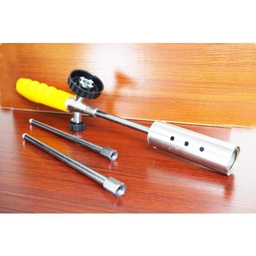 Pmsanzay Blow Torch - Professional Culinary Kitchen Torch with Safety Lock and Adjustable Flame - Heavy Duty Butane Gas Torch