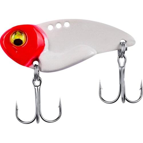 Metal VIB Lures 5g 8g 14g 20g Vivid Vibrations Spoon Lure Fishing Bait Bass Artificial Hard Bait Cicada Lure VIB Bait 3D Eyes