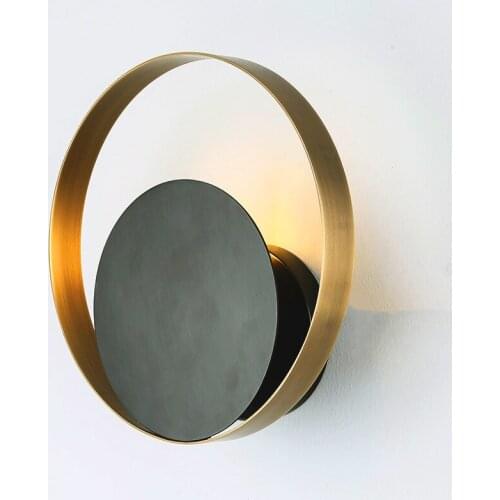 Bed wall lamp glass wall sconces crystal glass ball bedroom bedroom bedside aisle wall lights for home wall lamp