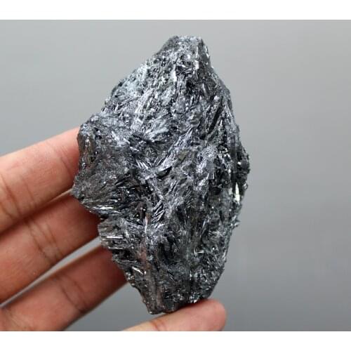 183g Natural rare Stibnite mineral specimen stones and crystals healing crystals quartz gemstones from China free shipping